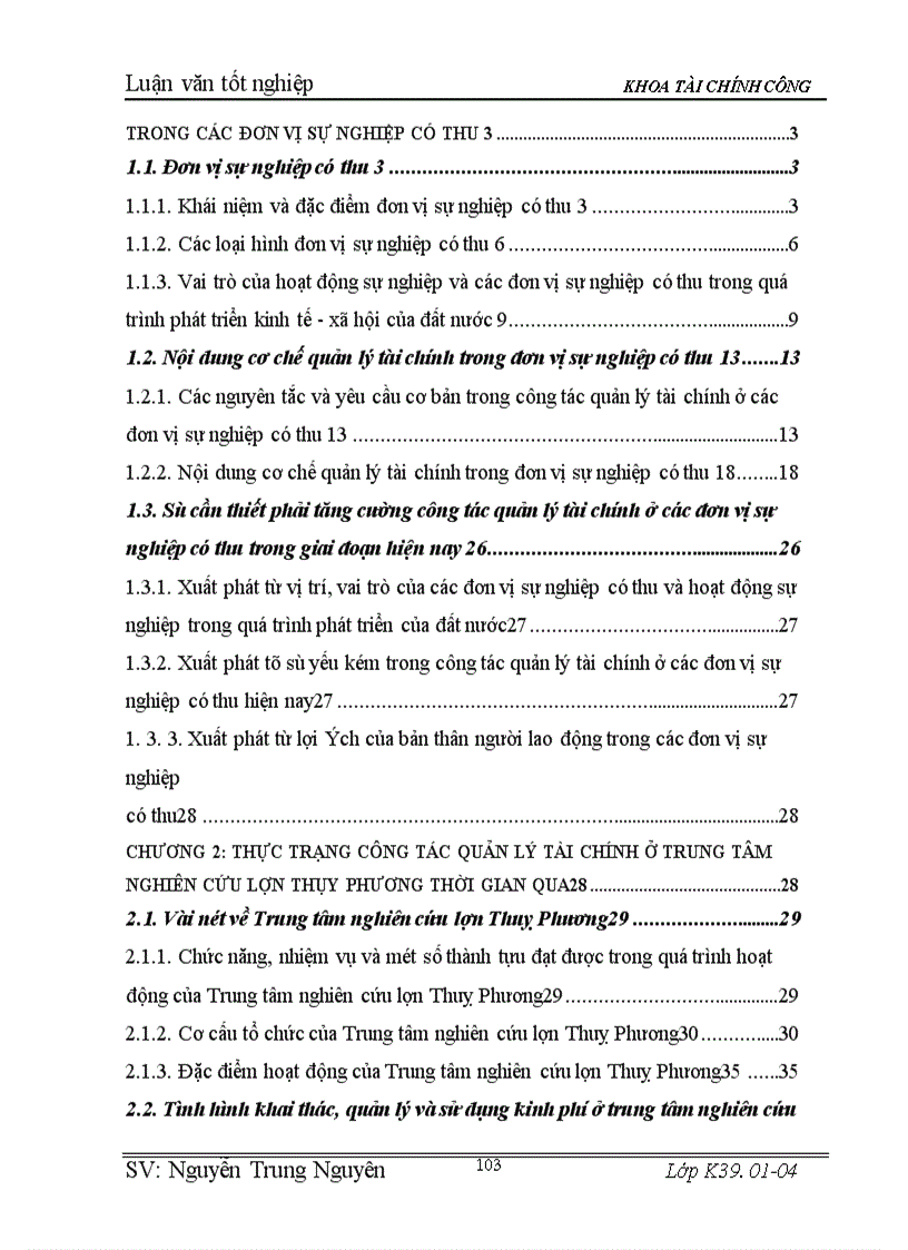 image for page Một số vấn đề về quản lý tài chính ở Trung tâm nghiên cứu lợn Thụy Phương
