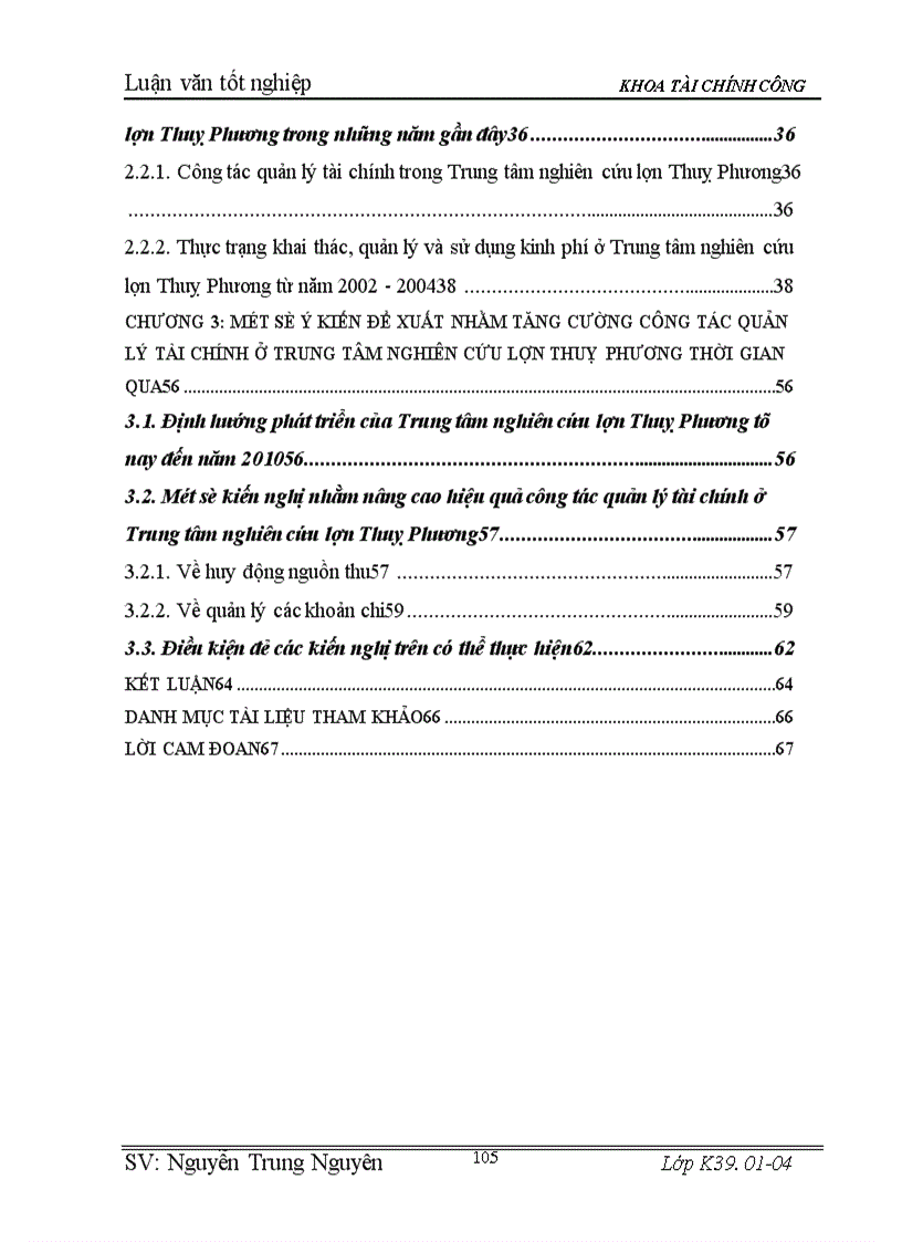 image for page Một số vấn đề về quản lý tài chính ở Trung tâm nghiên cứu lợn Thụy Phương