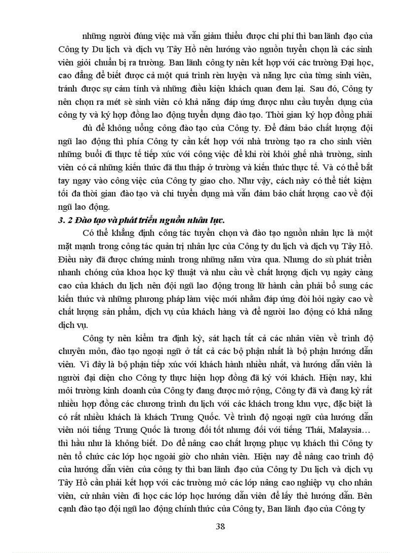 image for page Các giải pháp nâng cao hiệu quả quản lý nguồn nhân lực trong kinh doanh lữ hành tại Công ty Du lịch và dịch vụ Tây Hồ