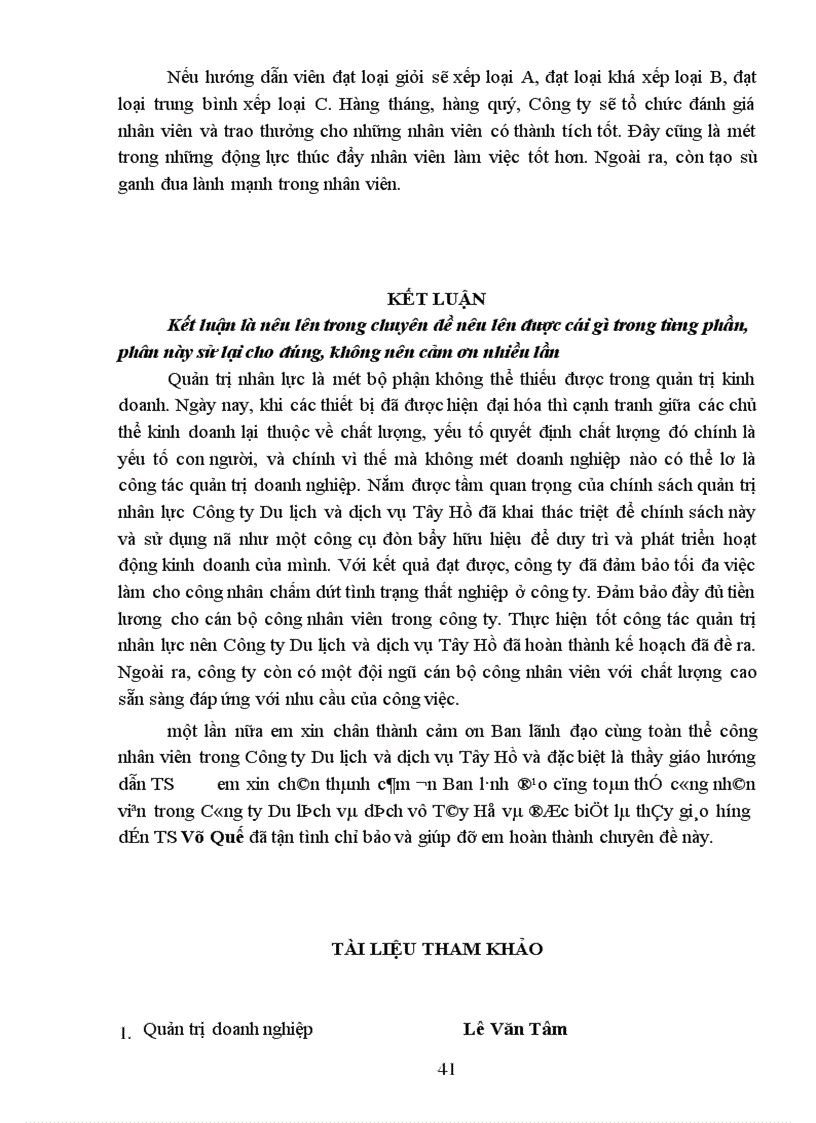 image for page Các giải pháp nâng cao hiệu quả quản lý nguồn nhân lực trong kinh doanh lữ hành tại Công ty Du lịch và dịch vụ Tây Hồ
