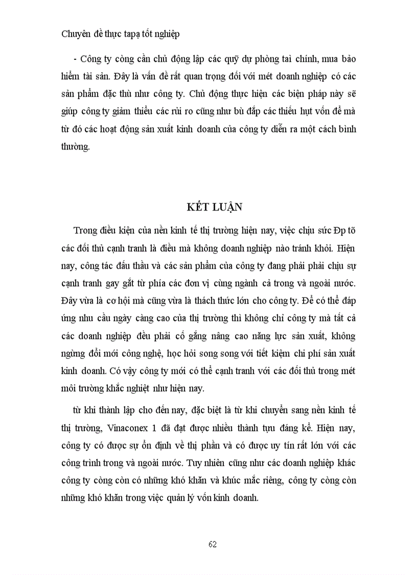 image for page Nâng cao hiệu quả sử dụng vốn kinh doanh tại Công ty cổ phần xây dựng xây lắp số 1 (Vinaconex 1)