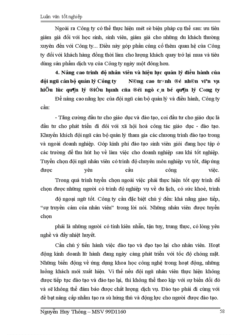 image for page Giải pháp hoàn thiện hoạt động thu hút khách du lịch tại Công ty TNHH dịch vụ Mêkông