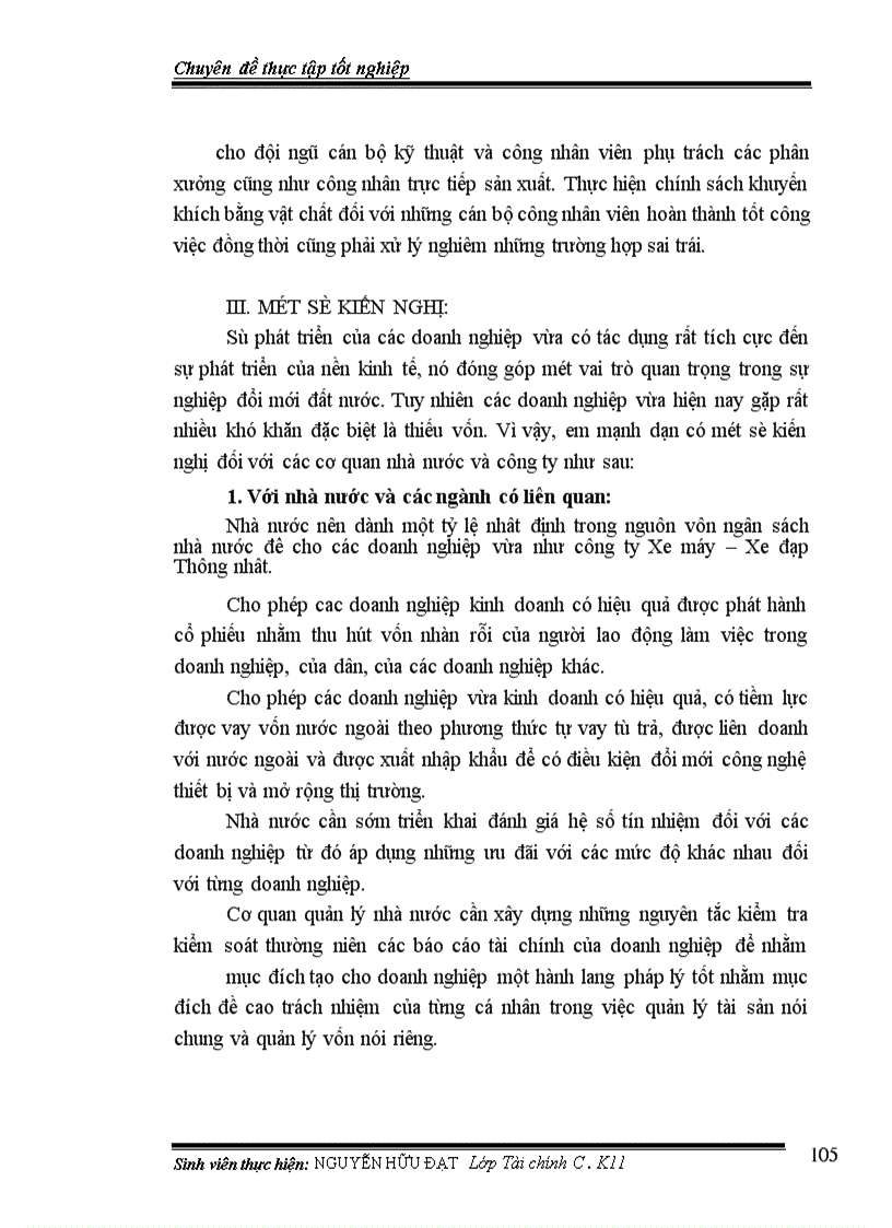 image for page Các giải pháp nâng cao hiệu quả sử dụng vốn tại công ty Xe máy – xe đạp Thống nhất