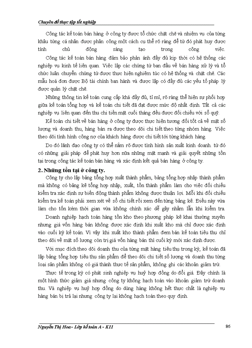 image for page Kế toán quá trình bán hàng và xác định kết quả bán hàng tại Công ty Giấy Bình Minh