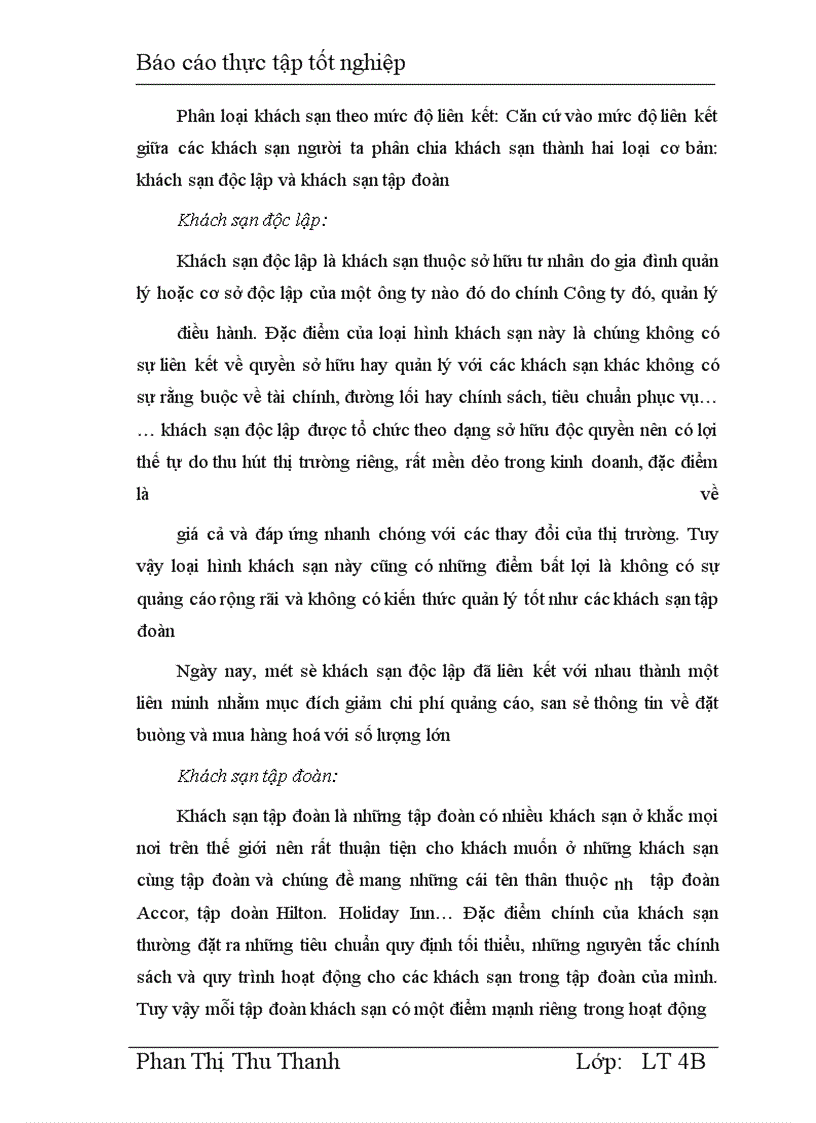 image for page Quá trình hình thành phát triển và đặc điểm kinh doanh của khách sạn HACINCO