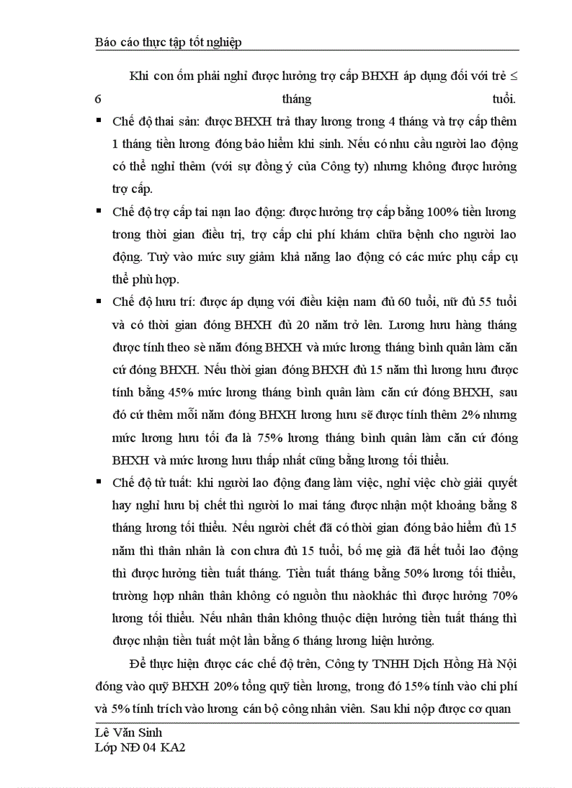 image for page Tổ chức hạch toán tiền lương và các khoản trích theo lương tại công ty TNHH Dịch Hồng Hà Nội