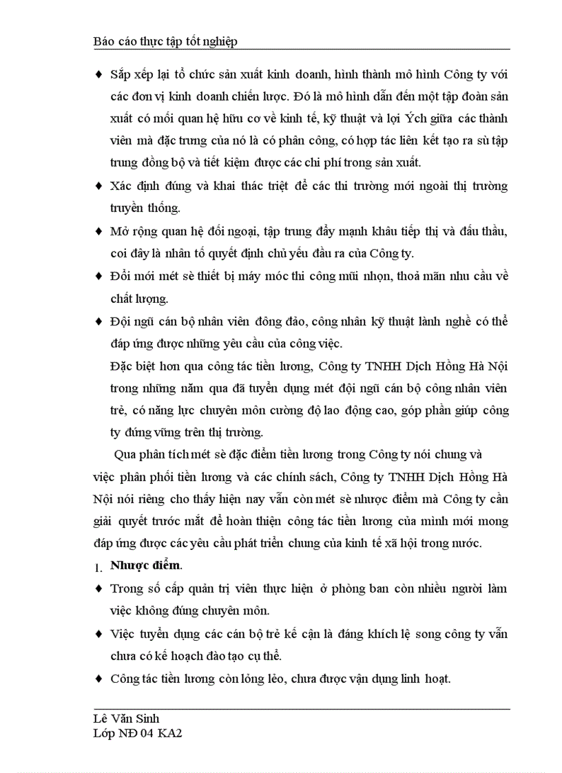 image for page Tổ chức hạch toán tiền lương và các khoản trích theo lương tại công ty TNHH Dịch Hồng Hà Nội