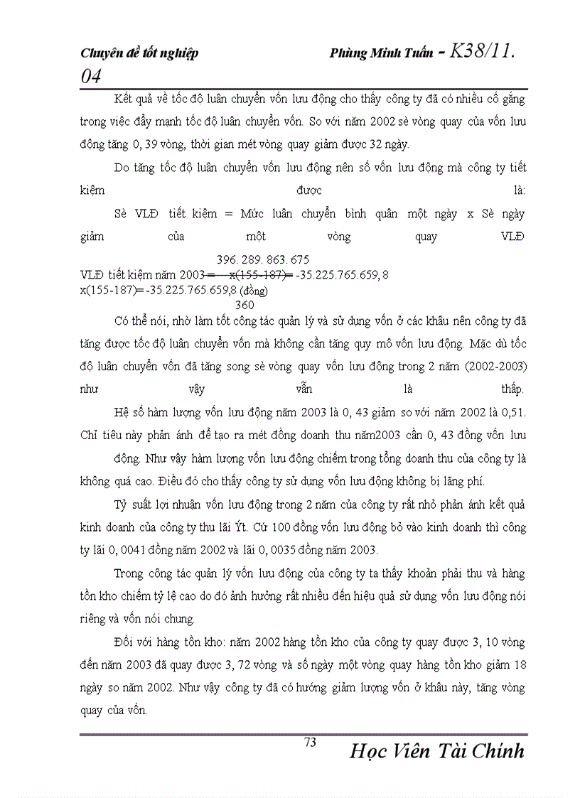 image for page Vốn lưu động và các giải pháp nâng cao hiệu quả tổ chức và sử dụng vốn lưu động tại công ty Dược Liệu TWI