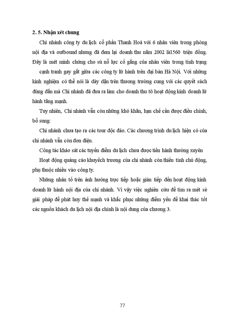 image for page Một số giải pháp nhằm khai thác thị trường khách du lịch nội địa của Chi nhánh công ty du lịch cổ phần Thanh Hoá tại Hà Nội