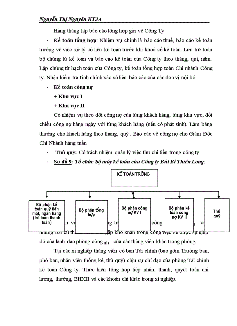 image for page Báo cáo thực tập thực tập tại Công ty Bút Bi Thiên Long