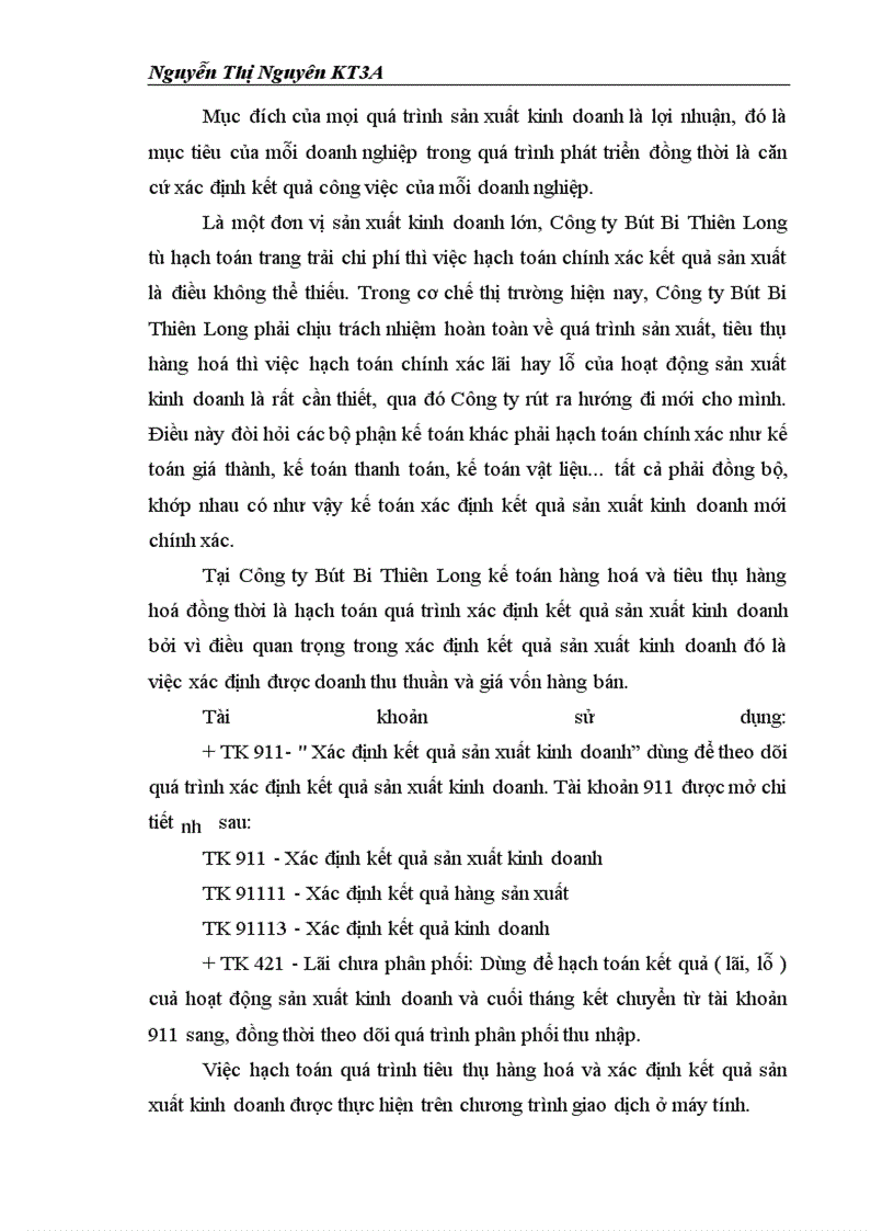 image for page Báo cáo thực tập thực tập tại Công ty Bút Bi Thiên Long