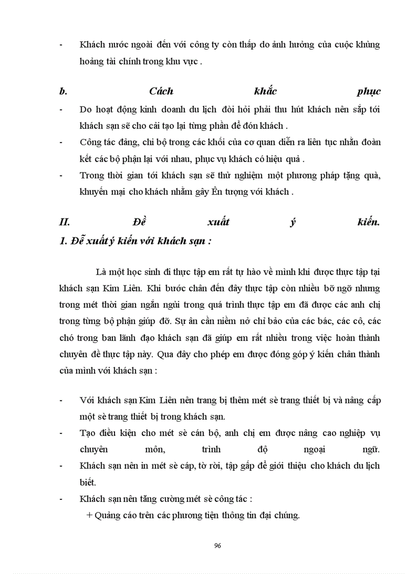 image for page Tình hình đặc điểm chung của khách sạn Kim Liên