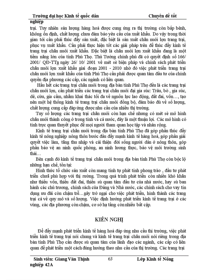 image for page Thực trạng và giải pháp phát triển kinh tế trang trại chăn nuôi ở tỉnh Phú Thọ