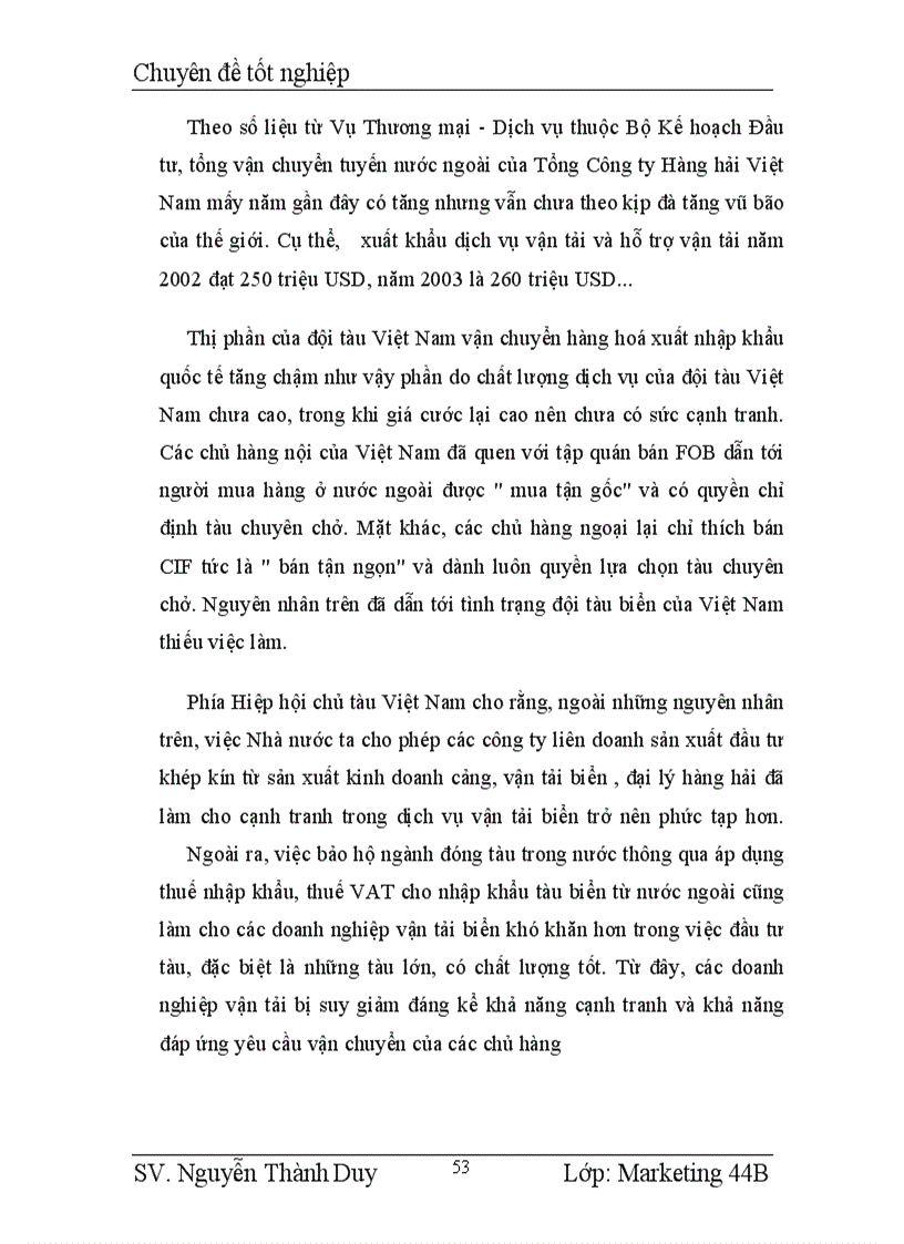 image for page Một số giải pháp Marketing nhằm thúc đẩy hoạt động khai thác trực tiếp tuyến hàng hải quốc tế của Công ty vận tải biển Văn Lang