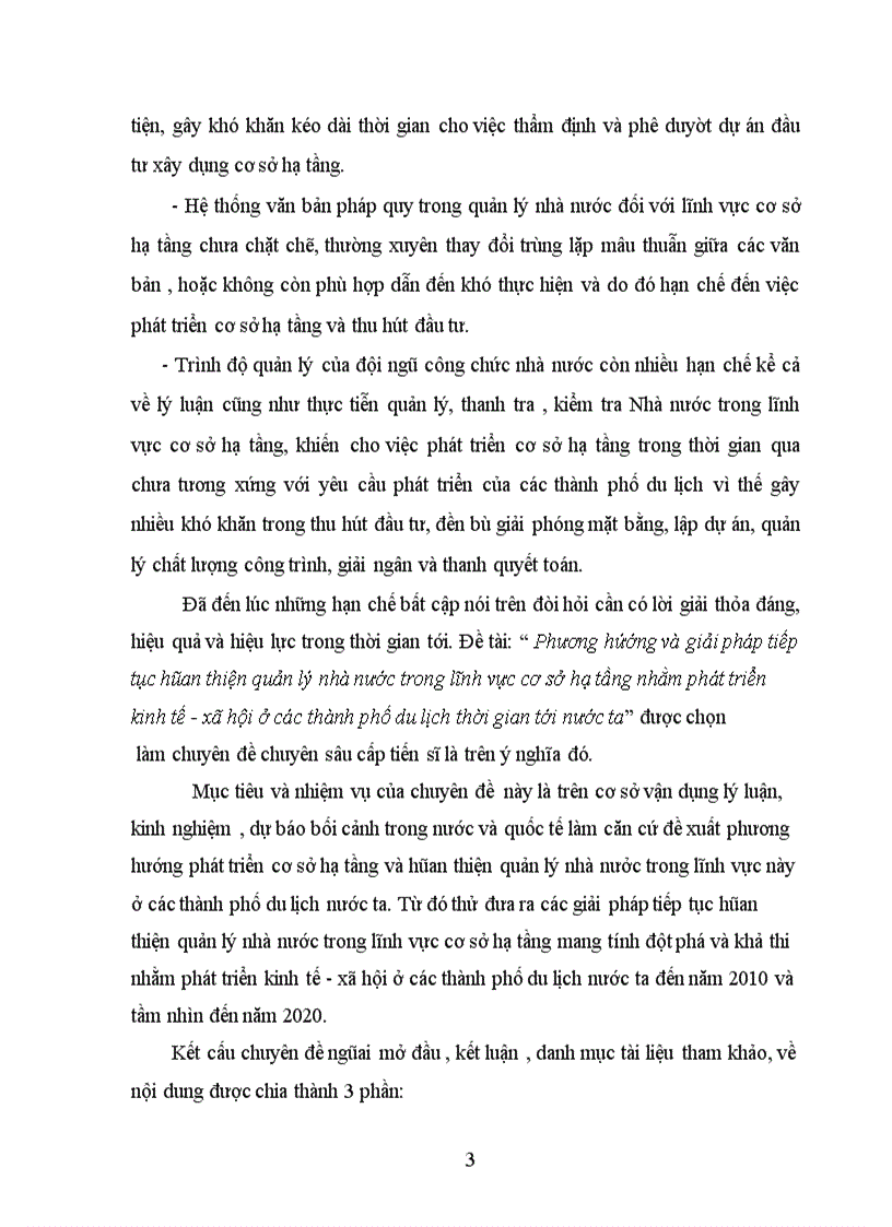 image for page Phương hứớng và giải pháp tiếp tục hòan thiện quản lý nhà nước trong lĩnh vực cơ sở hạ tầng nhằm phát triển kinh tế-xã hội ở các thành phố du lịch thời gian tới nước ta