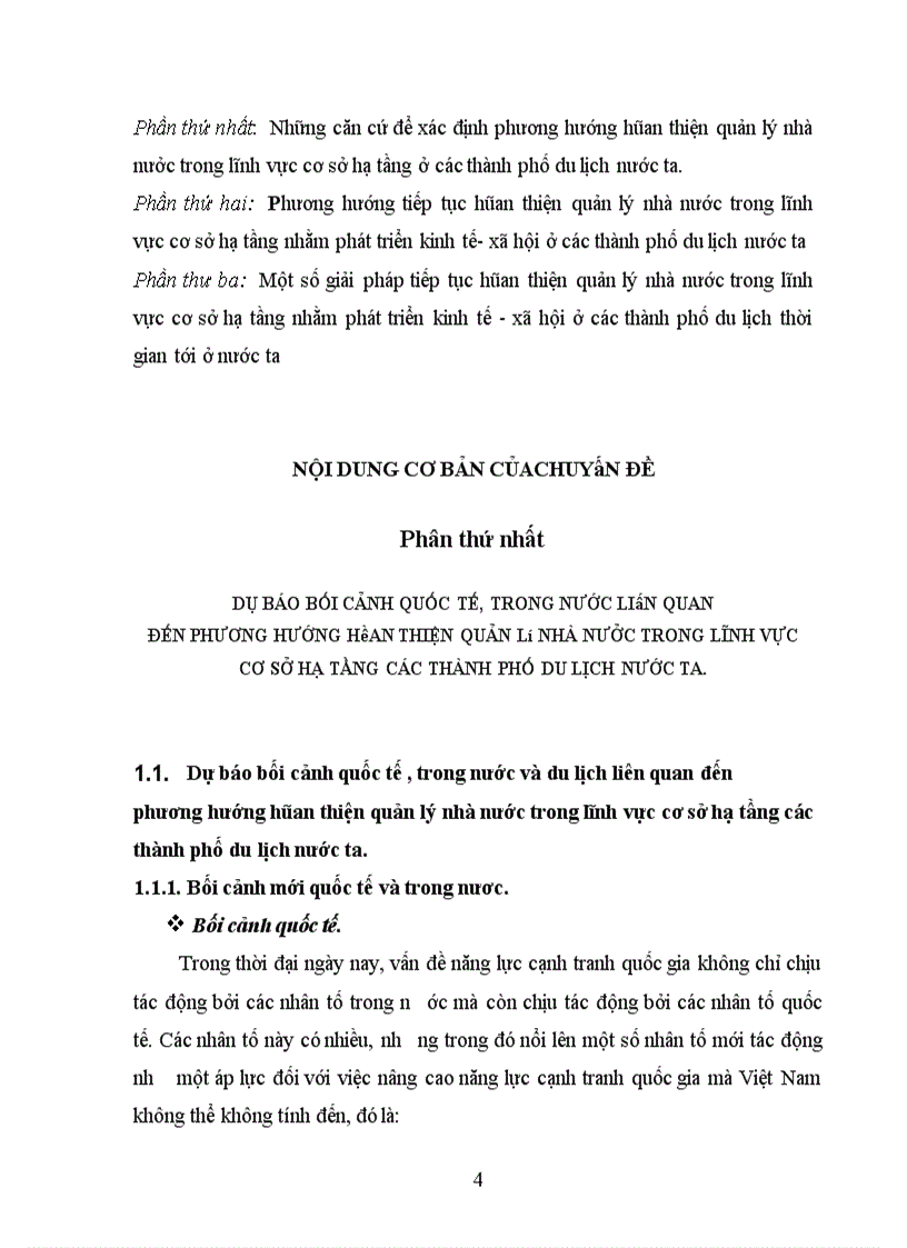 image for page Phương hứớng và giải pháp tiếp tục hòan thiện quản lý nhà nước trong lĩnh vực cơ sở hạ tầng nhằm phát triển kinh tế-xã hội ở các thành phố du lịch thời gian tới nước ta