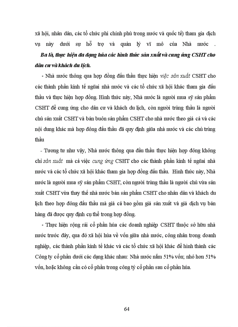 image for page Phương hứớng và giải pháp tiếp tục hòan thiện quản lý nhà nước trong lĩnh vực cơ sở hạ tầng nhằm phát triển kinh tế-xã hội ở các thành phố du lịch thời gian tới nước ta