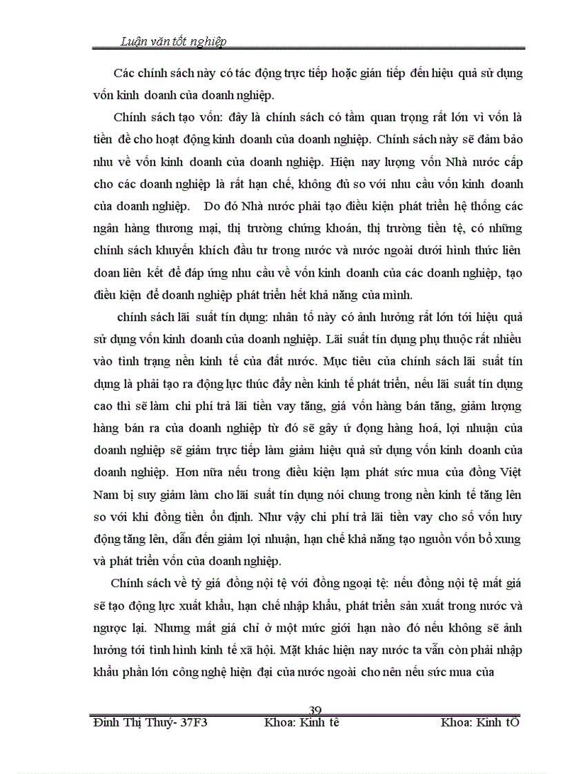 image for page Nâng cao hiệu quả sử dụng vốn kinh doanh ở Công ty Thương mại thuốc lá