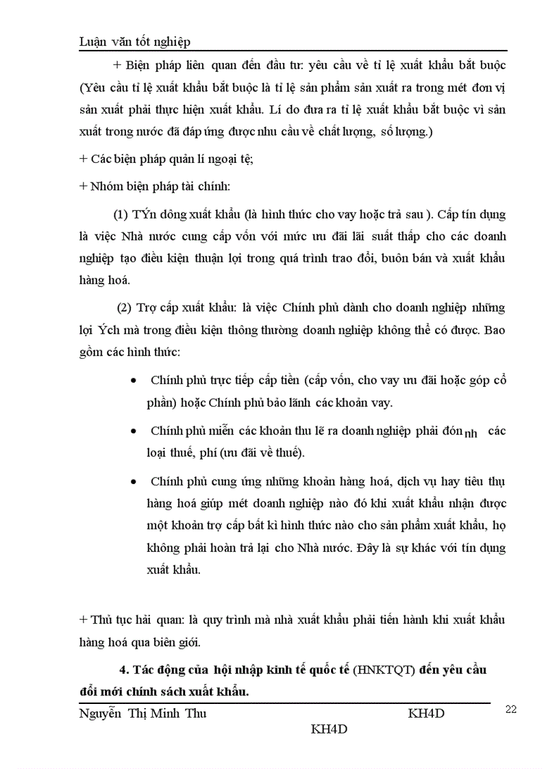 image for page Một số giải pháp nhằm đổi mới chính sách xuất khẩu trong điều kiện hội nhập kinh tế quốc tế.