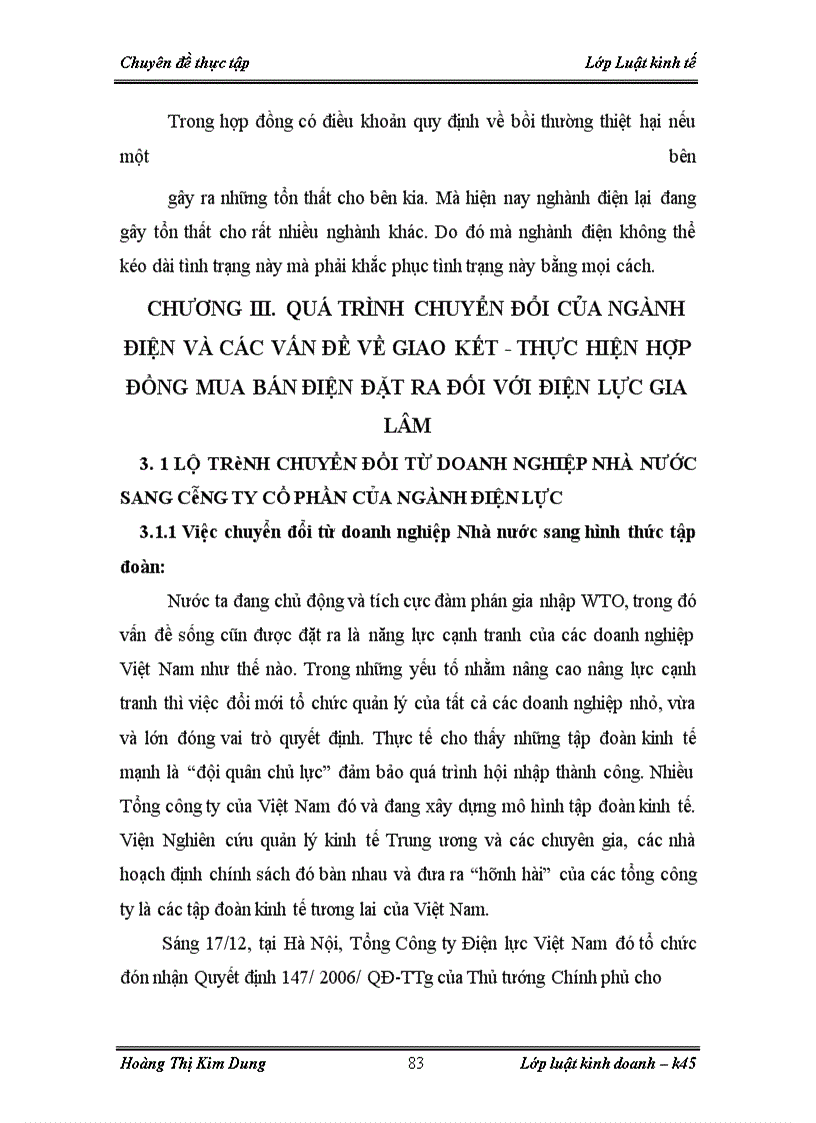 image for page Giao kết - Thực tiễn hợp đồng mua bán điện năng tại Công ty Điện lực Gia lâm và một số khuyến nghị