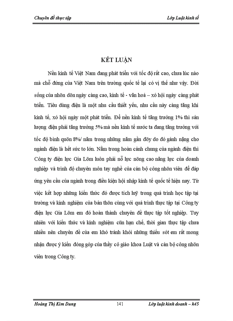 image for page Giao kết - Thực tiễn hợp đồng mua bán điện năng tại Công ty Điện lực Gia lâm và một số khuyến nghị