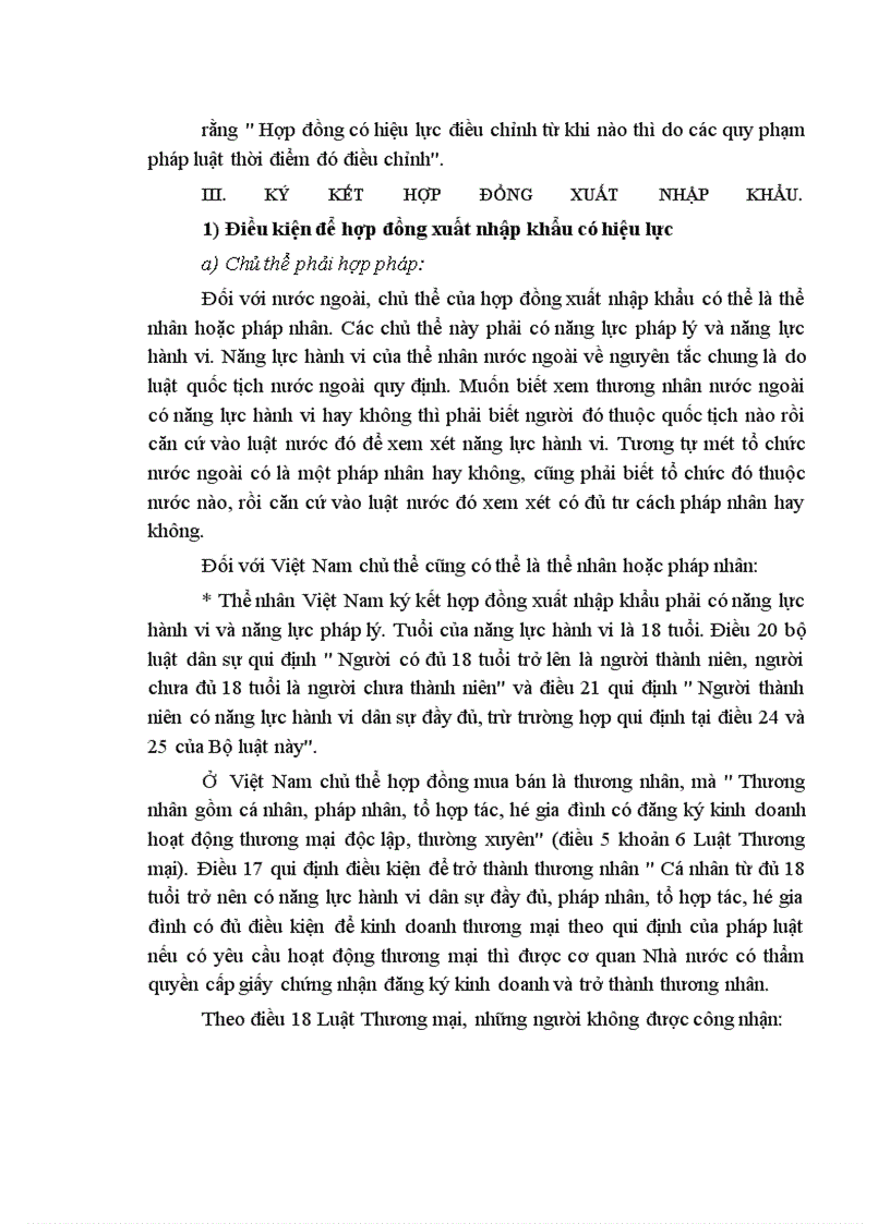 image for page Hoàn thiện chế độ pháp lý về ký kết và thực hiện hợp đồng xuất khẩu ở công ty xuất nhập khẩu Hà Tây