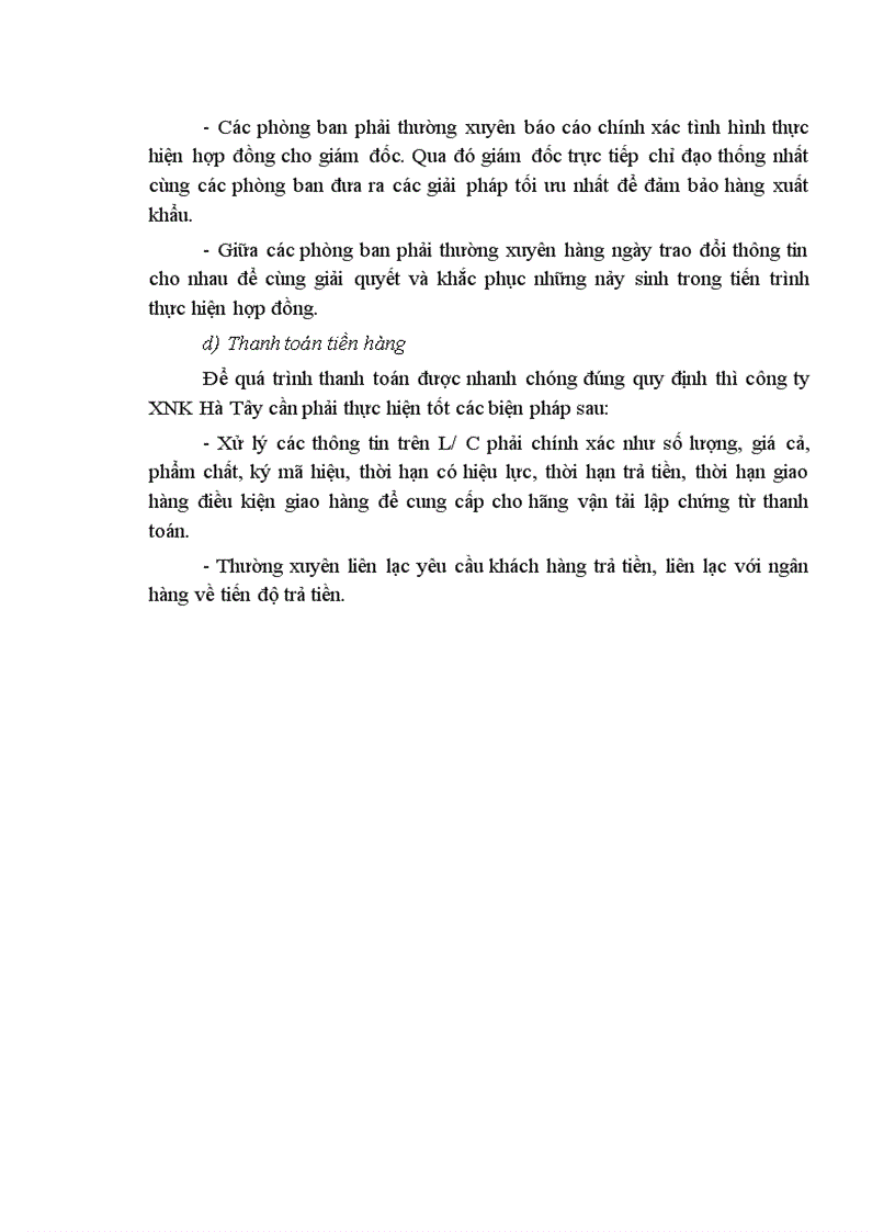 image for page Hoàn thiện chế độ pháp lý về ký kết và thực hiện hợp đồng xuất khẩu ở công ty xuất nhập khẩu Hà Tây