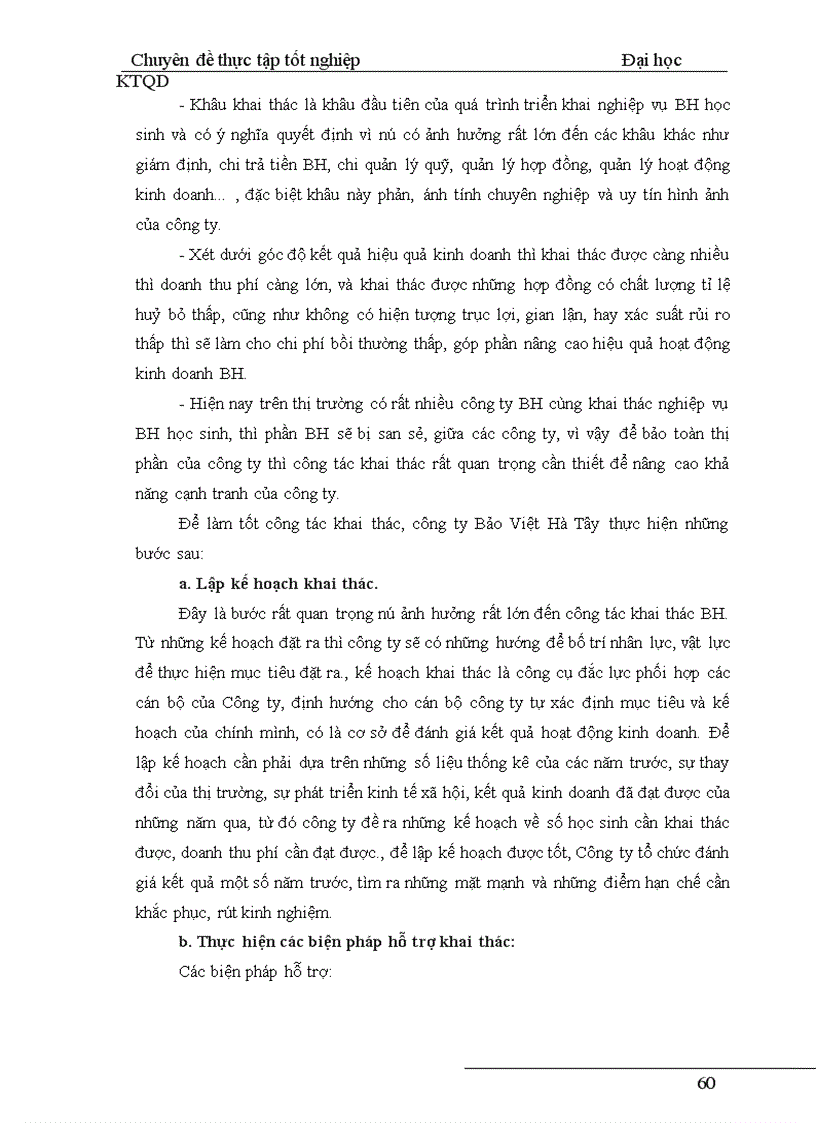 image for page Tình hình triển khai nghiệp vụ BH học sinh ở Công ty Bảo Việt Hà Tây giai đoạn 2002-2006.