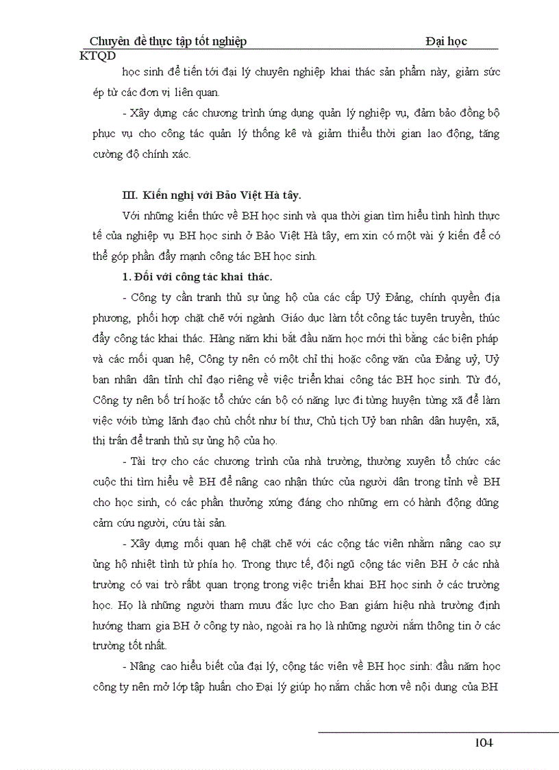 image for page Tình hình triển khai nghiệp vụ BH học sinh ở Công ty Bảo Việt Hà Tây giai đoạn 2002-2006.