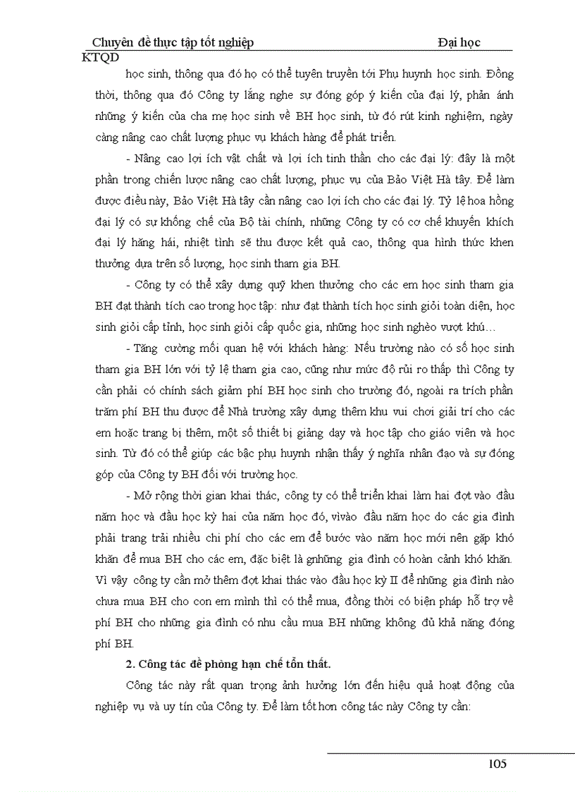 image for page Tình hình triển khai nghiệp vụ BH học sinh ở Công ty Bảo Việt Hà Tây giai đoạn 2002-2006.