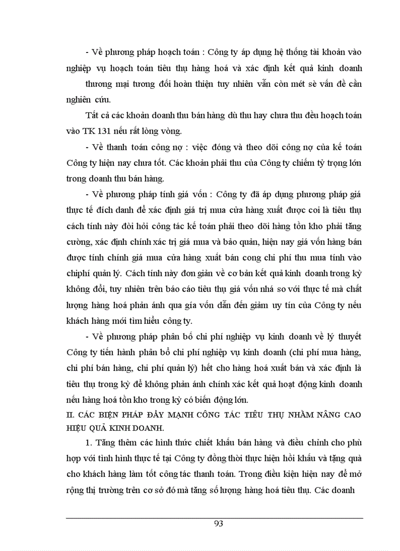 image for page Tổ chức quá trình hoạch toán kế toán tiêu thụ hàng hoá và xác định kết quả kinh doanh tại Công ty Thương mại Bình Minh