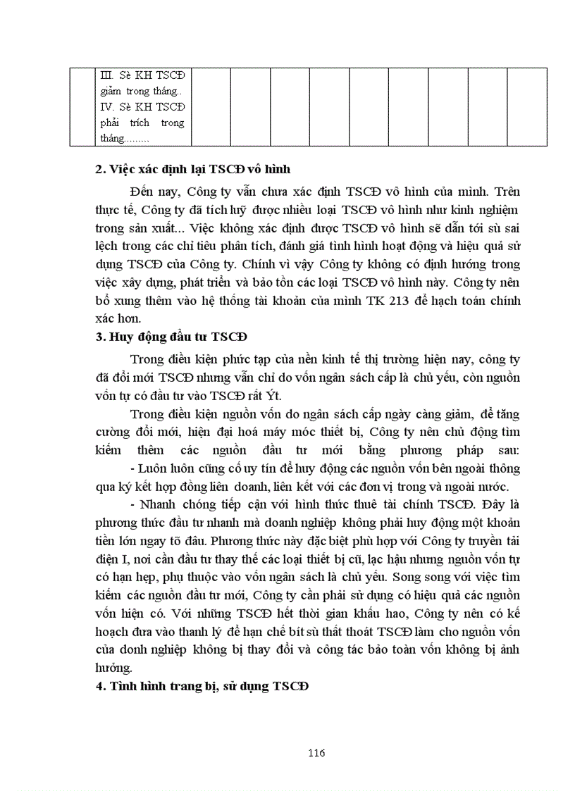 image for page Tổ chức kế toán tài sản cố định và phân tích tình hình trang bị và sử dụng tài sản cố định tại Công ty Truyền tải điện I