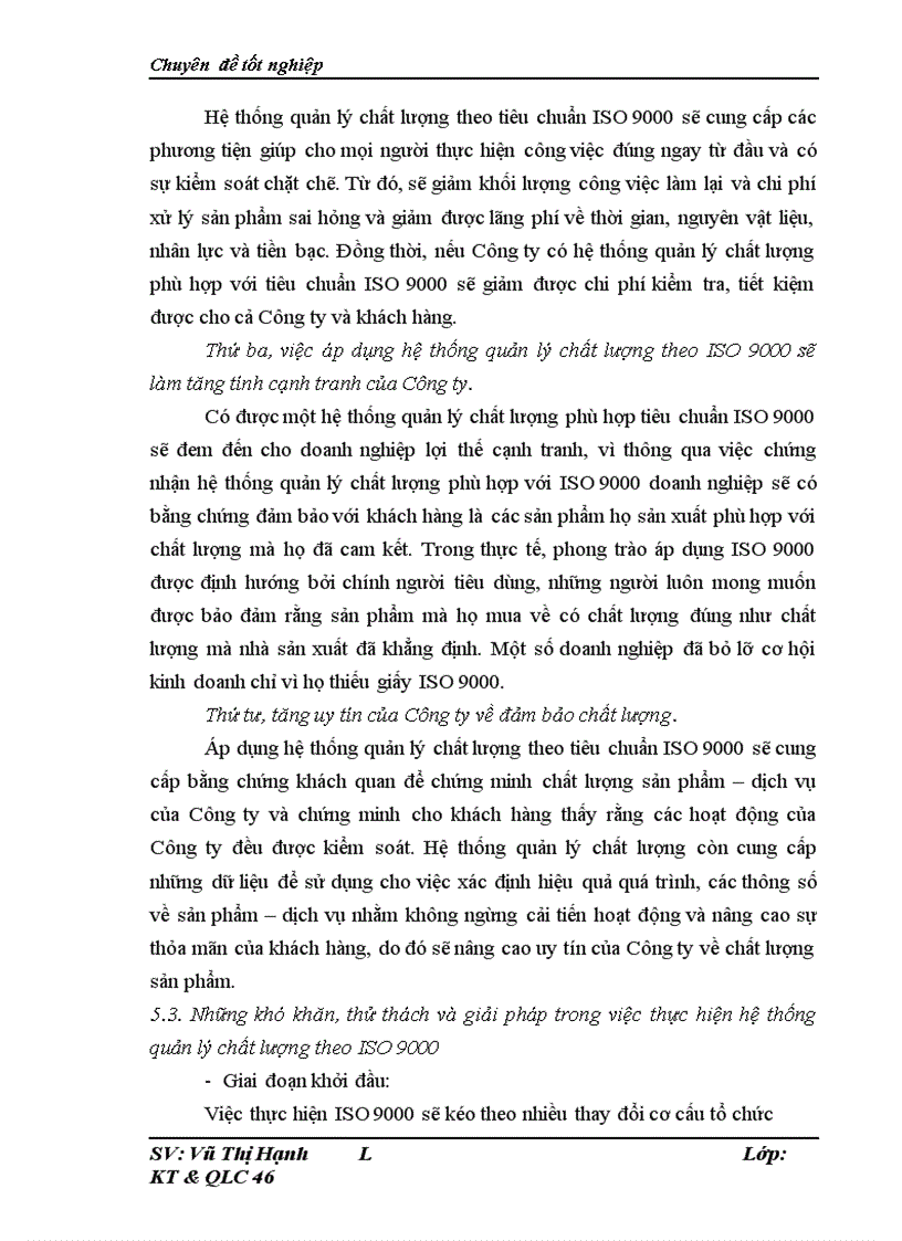 image for page Hoàn thiện hệ thống quản lý chất lượng tại Công ty Cổ phần Công trình Đường sắt theo tiêu chuẩn ISO 9001:2000
