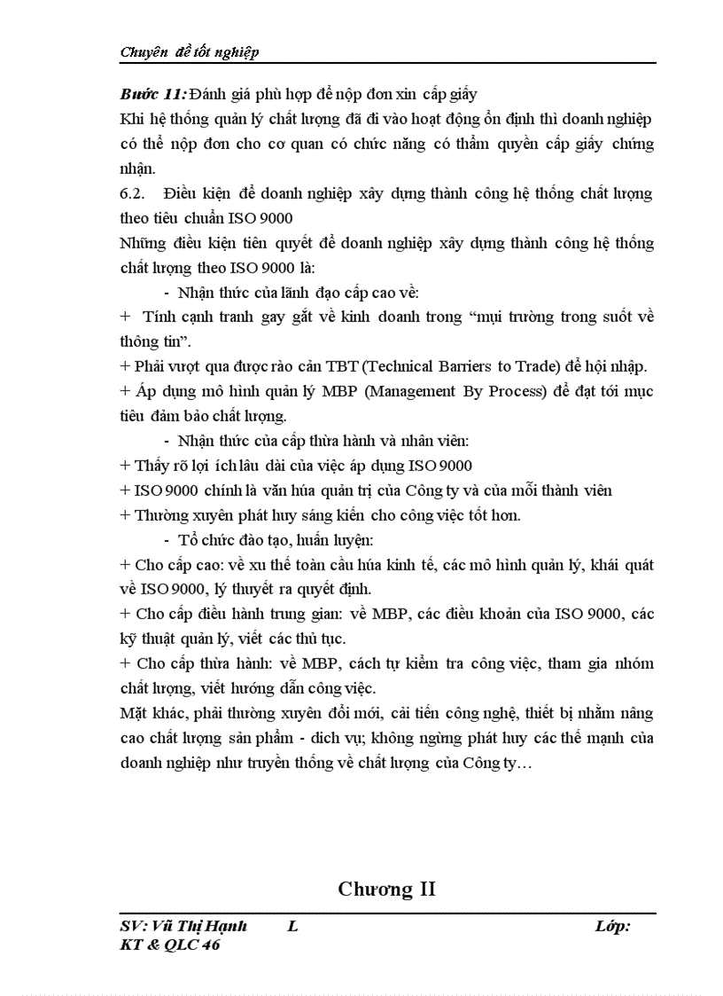 image for page Hoàn thiện hệ thống quản lý chất lượng tại Công ty Cổ phần Công trình Đường sắt theo tiêu chuẩn ISO 9001:2000
