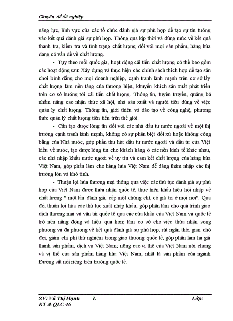 image for page Hoàn thiện hệ thống quản lý chất lượng tại Công ty Cổ phần Công trình Đường sắt theo tiêu chuẩn ISO 9001:2000
