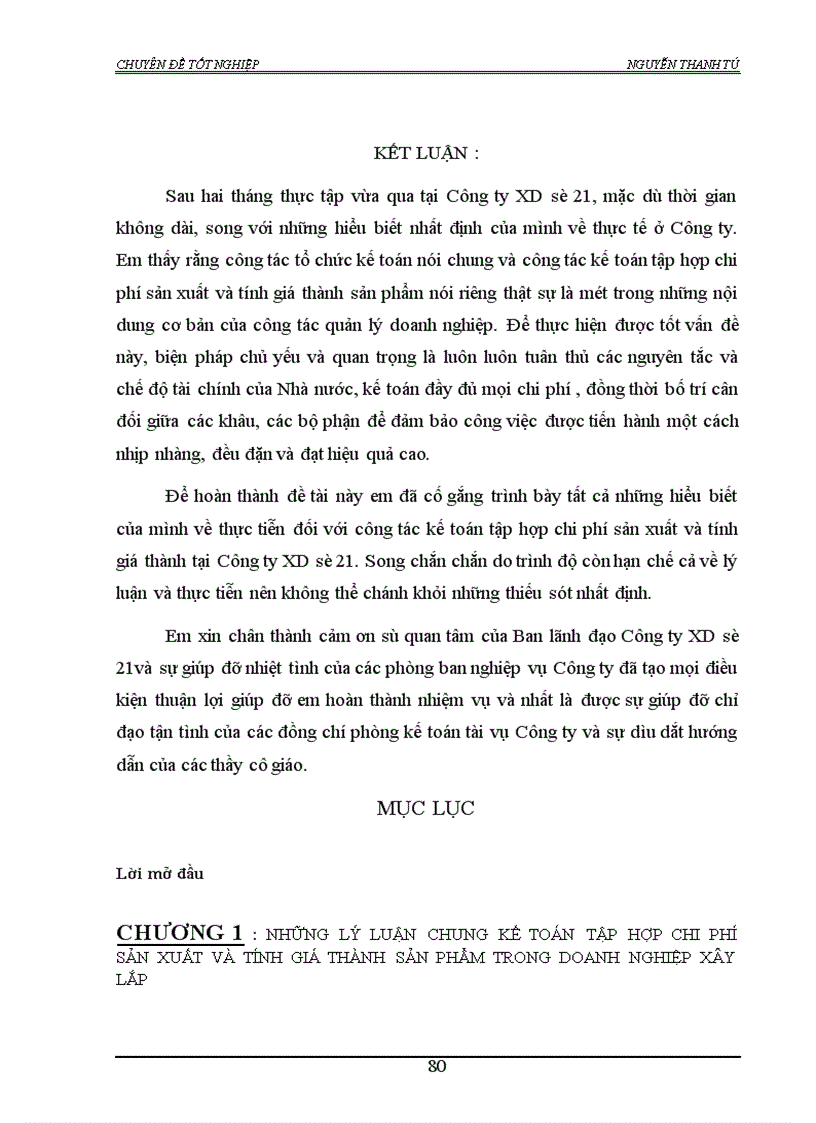 image for page Kế toán tập hợp chi phí sản xuất và tính giá thành sản phẩm tại Công ty XD số 21 thuộc tổng công ty xuất nhập khẩu xây dựng Việt Nam (vinaconex)