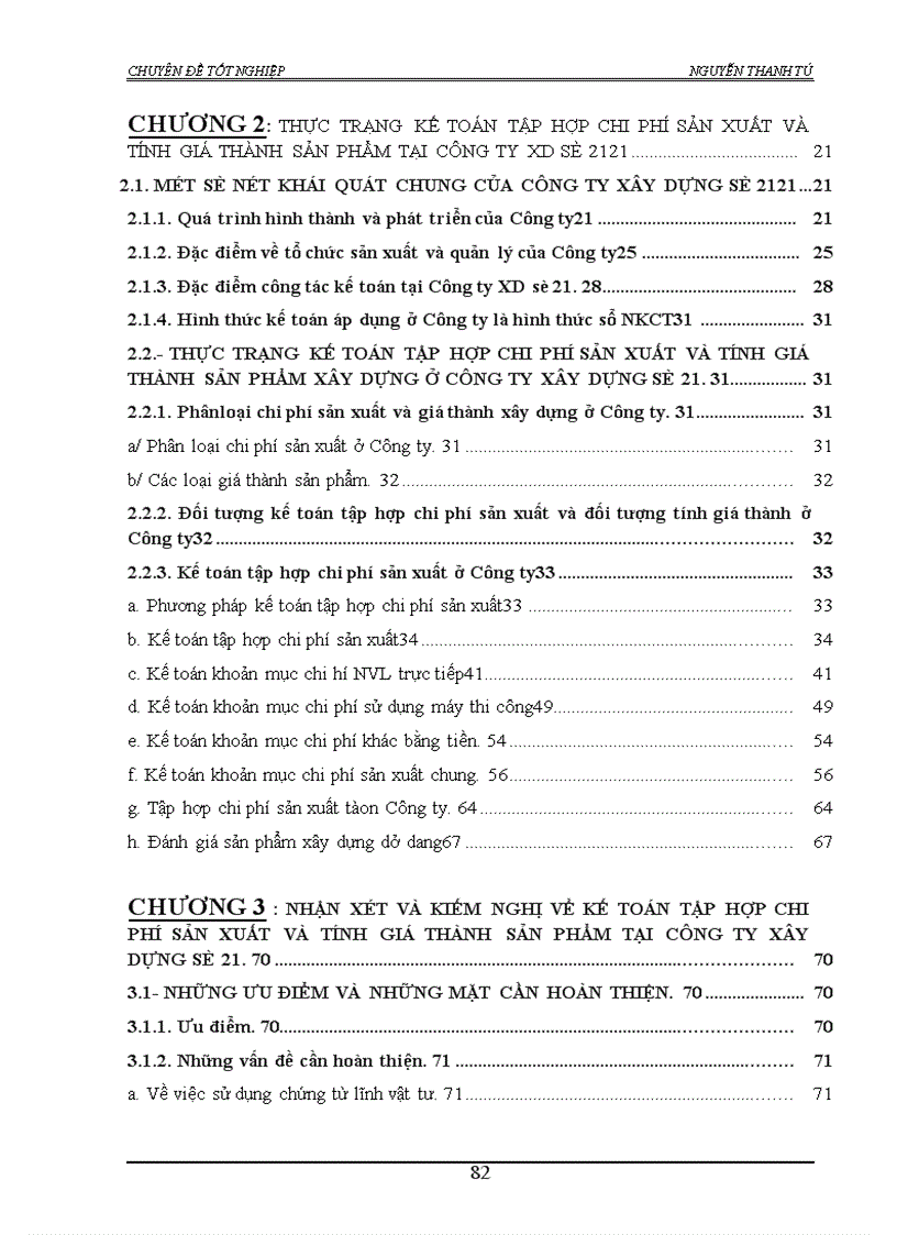 image for page Kế toán tập hợp chi phí sản xuất và tính giá thành sản phẩm tại Công ty XD số 21 thuộc tổng công ty xuất nhập khẩu xây dựng Việt Nam (vinaconex)