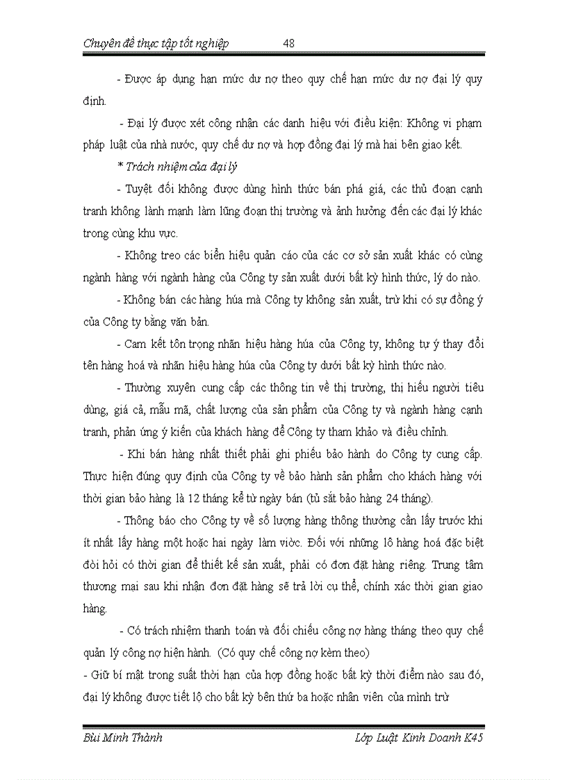 image for page Chế độ pháp lý về hợp đồng đại lý và thực tiễn tại Công ty trách nhiện hữu hạn Nhà nước một thành viên Xuân Hoà