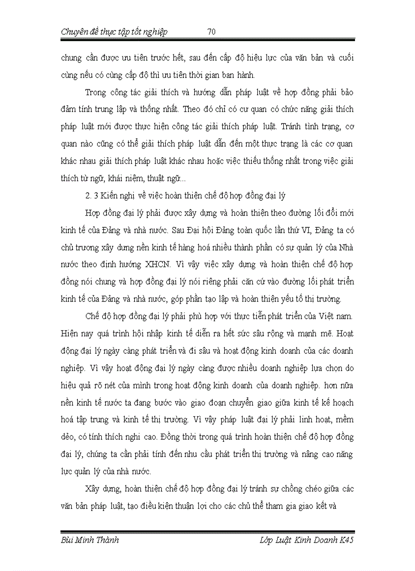 image for page Chế độ pháp lý về hợp đồng đại lý và thực tiễn tại Công ty trách nhiện hữu hạn Nhà nước một thành viên Xuân Hoà