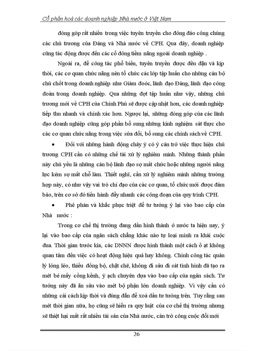 image for page Cổ phần hoá các doanh nghiệp Nhà nước ở Việt Nam