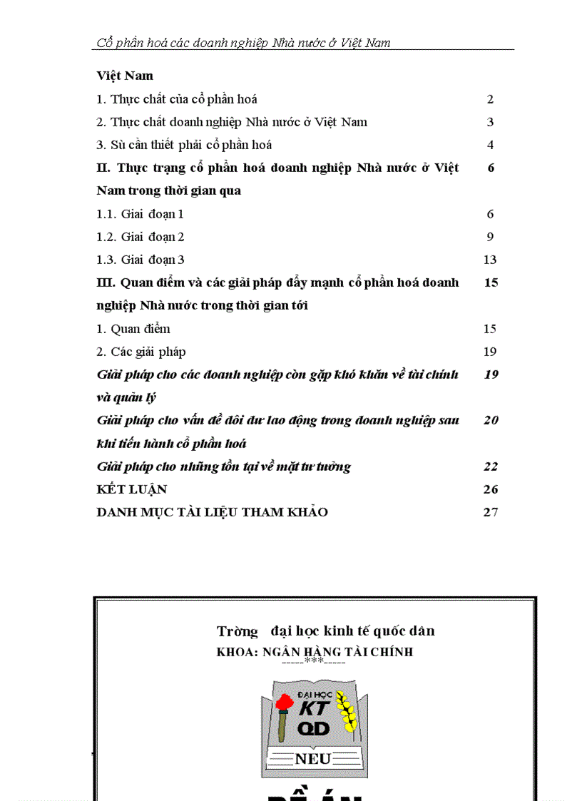 image for page Cổ phần hoá các doanh nghiệp Nhà nước ở Việt Nam