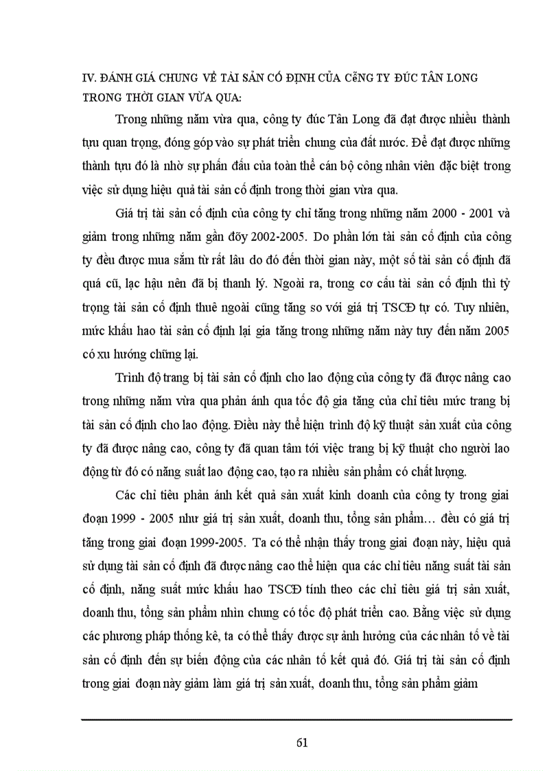 image for page Nghiên cứu thống kê quy mô, cơ cấu, tình hình sử dụng và hiệu quả sử dụng tài sản cố định của Công ty TNHH Tân Bảo Lợi thời kỳ 1999-2005