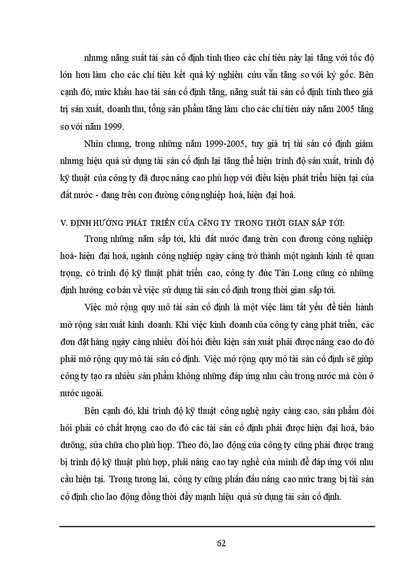 image for page Nghiên cứu thống kê quy mô, cơ cấu, tình hình sử dụng và hiệu quả sử dụng tài sản cố định của Công ty TNHH Tân Bảo Lợi thời kỳ 1999-2005