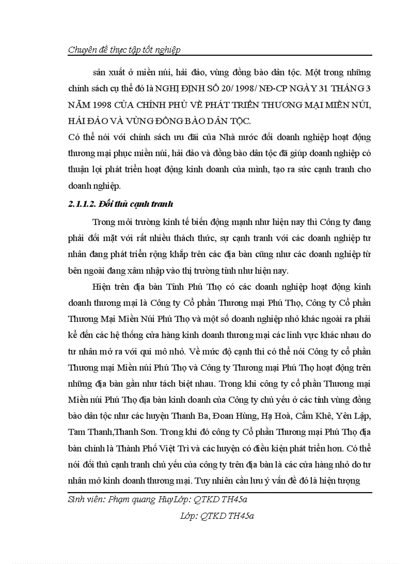 image for page Nâng cao hiệu quả sử dụng vốn cố định của công ty cổ phần thương mại miền núi phú thọ