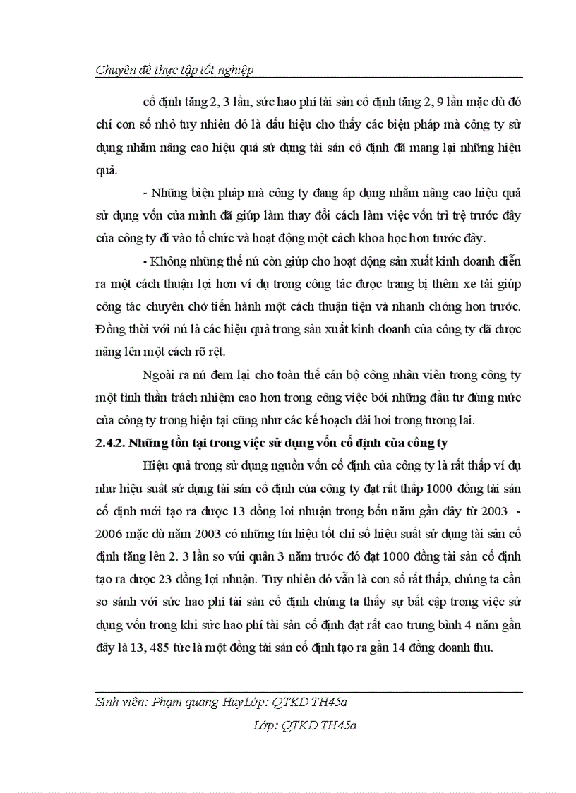 image for page Nâng cao hiệu quả sử dụng vốn cố định của công ty cổ phần thương mại miền núi phú thọ