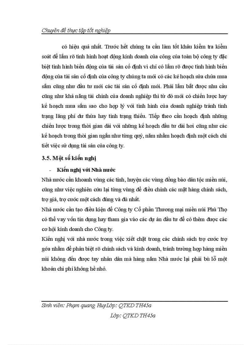 image for page Nâng cao hiệu quả sử dụng vốn cố định của công ty cổ phần thương mại miền núi phú thọ