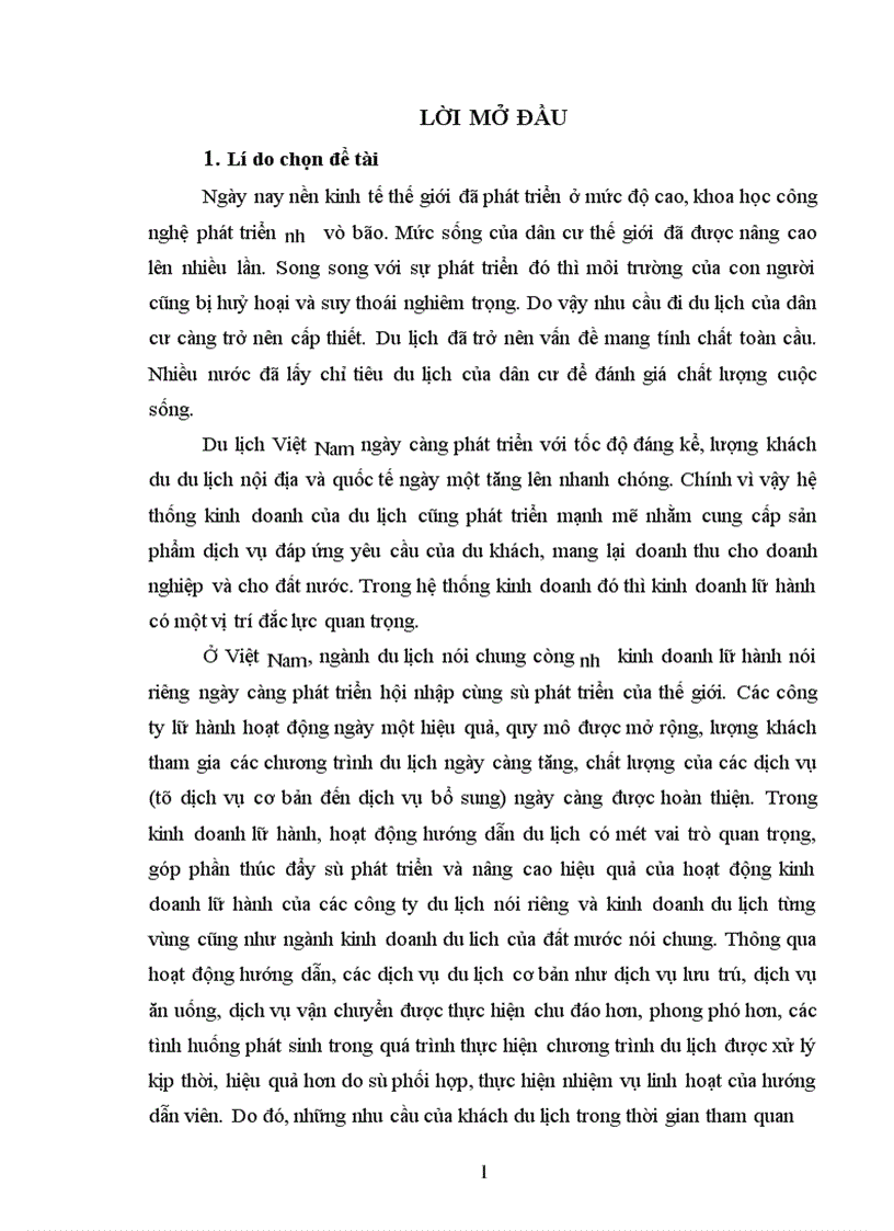 image for page Hoàn thiện nghiệp vụ hướng dẫn du lịch trong kinh doanh lữ hành tại Công ty Du Lịch Dịch Vụ Dầu Khí Việt Nam tại Hà Nội