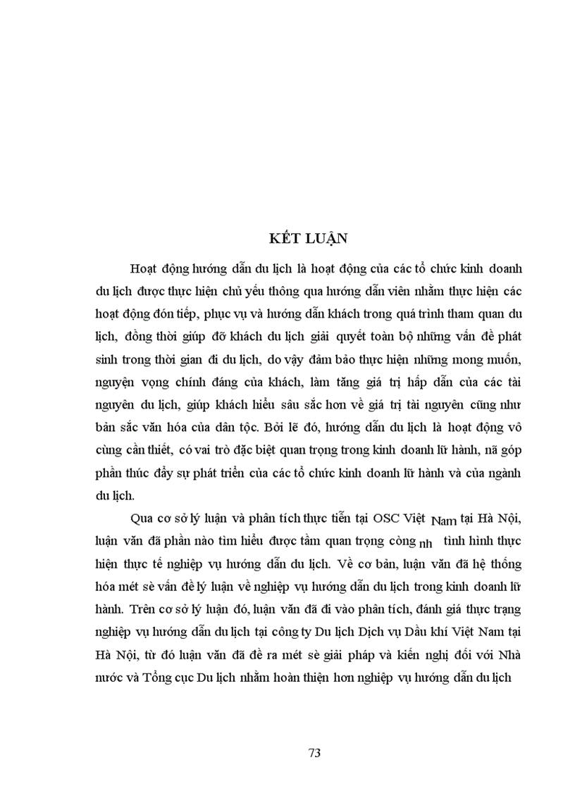 image for page Hoàn thiện nghiệp vụ hướng dẫn du lịch trong kinh doanh lữ hành tại Công ty Du Lịch Dịch Vụ Dầu Khí Việt Nam tại Hà Nội