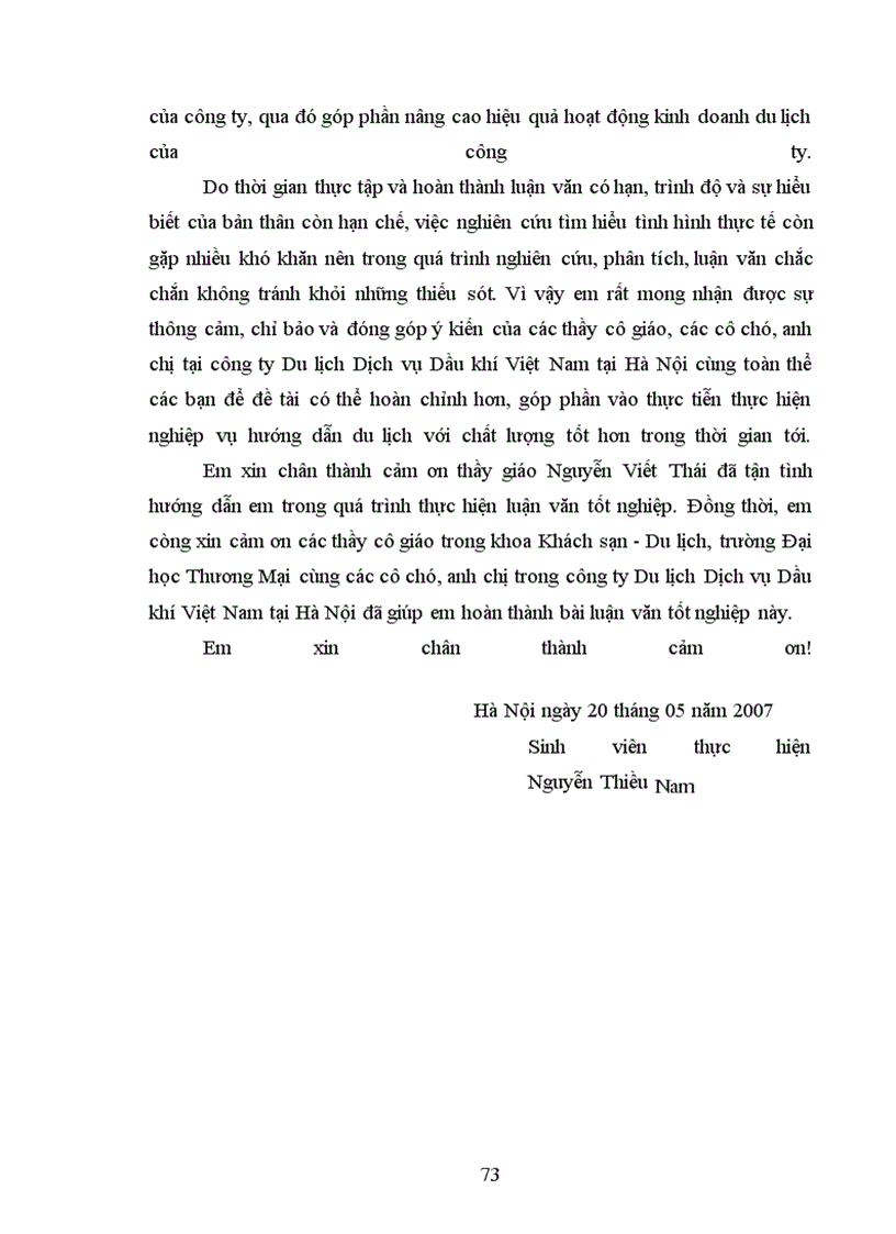 image for page Hoàn thiện nghiệp vụ hướng dẫn du lịch trong kinh doanh lữ hành tại Công ty Du Lịch Dịch Vụ Dầu Khí Việt Nam tại Hà Nội