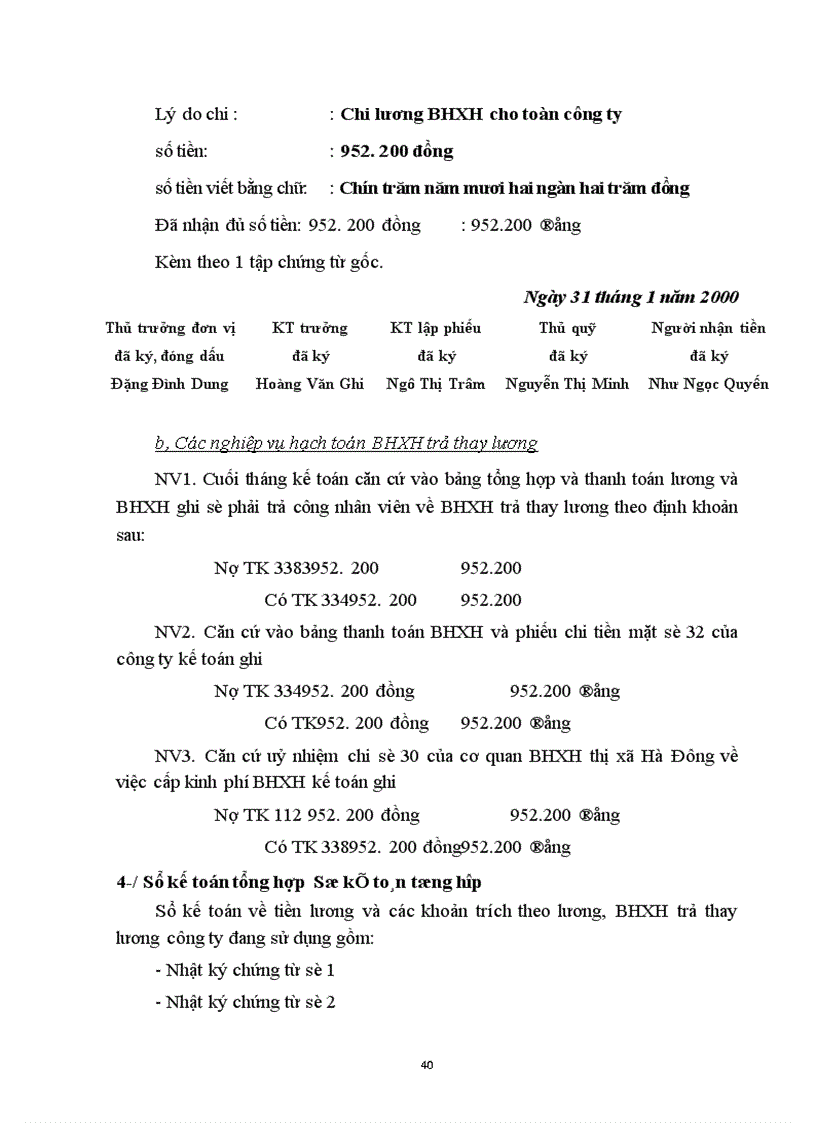 image for page Tổ chức công tác kế toán tiền lương và các khoản trích theo lương tại công ty Nông sản thực phẩm - hà tây.